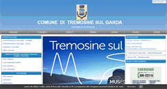 Desktop Screenshot of comunetremosine.it
