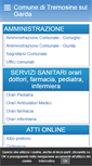 Mobile Screenshot of comunetremosine.it